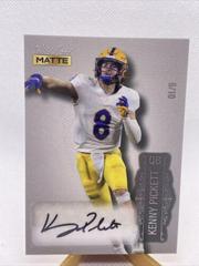 Kenny Pickett [Silver Silver Foil] #MB-A Football Cards 2022 Wild Card Matte Autographs Prices