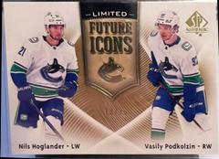 Nils Hoglander, Vasily Podkolzin [Limited] #FI-29 Hockey Cards 2021 SP Authentic Future Icons Prices