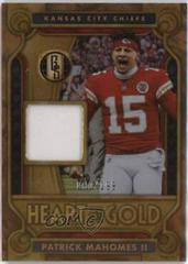 Patrick Mahomes II #17 Football Cards 2023 Panini Gold Standard Heart of Threads Prices