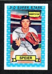 Chris Speier #40 Baseball Cards 1974 Kellogg's Prices