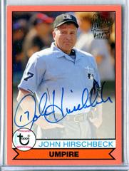 John Hirschbeck [Peach] Baseball Cards 2017 Topps Archives Fan Favorites Autographs Prices