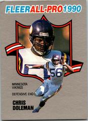 Chris Doleman #11 Football Cards 1990 Fleer All Pro Prices