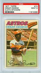 Cesar Cedeno Baseball Cards 1977 Topps Cloth Stickers Prices