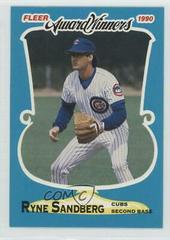 Ryne Sandberg #31 Baseball Cards 1990 Fleer Award Winners Prices