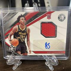 Scottie Barnes Basketball Cards 2021 Panini Chronicles Limited Rookie Jersey Autographs Prices