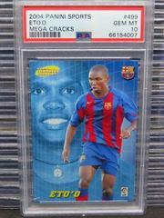 Eto'O Soccer Cards 2004 Panini Sports Mega Cracks Prices