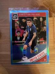 Christian Pulisic [Optic Autograph Blue] #170 Soccer Cards 2018 Panini Donruss Prices