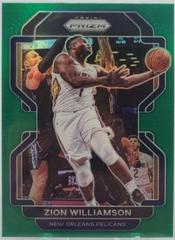 Zion Williamson [Green Prizm] Basketball Cards 2021 Panini Prizm Prices
