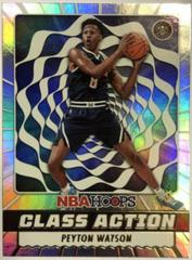 Peyton Watson [Holo] Basketball Cards 2022 Panini Hoops Class Action Prices