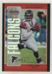 Michael Vick [Red Refractor] #4 Football Cards 2005 Bowman Chrome Prices