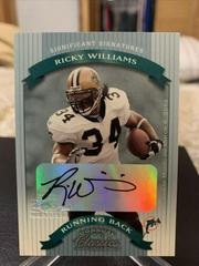 Ricky Williams [Significant Signatures] #24 Football Cards 2002 Panini Donruss Classics Prices