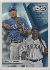 Adrian Beltre [Class 2 Blue] #93 Baseball Cards 2018 Topps Gold Label Prices
