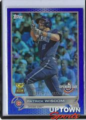 Patrick Wisdom [Blue Foil] Baseball Cards 2022 Topps Opening Day Prices