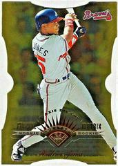 Andruw Jones [Die Cut] #168 Baseball Cards 1997 Leaf Fractal Matrix Prices