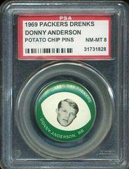 Donny Anderson Football Cards 1969 Drenks Potato Chip Packers Pins Prices