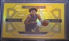 Cade Cunningham [Yellow Flood] Basketball Cards 2021 Panini Obsidian Pitch Black Prices