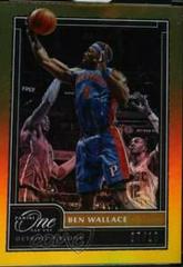 Ben Wallace [Gold] #162 Basketball Cards 2020 Panini One and One Prices