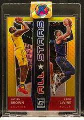 Jaylen Brown, Zach LaVine [Gold] #6 Basketball Cards 2021 Panini Donruss Optic All Stars Prices