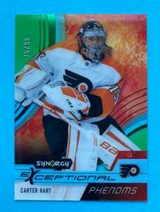 Carter Hart #EP-CH Hockey Cards 2021 Upper Deck Synergy Exceptional Phenoms Prices