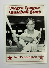 Art Pennington #53 Baseball Cards 1986 Fritsch Negro League Baseball Stars Prices