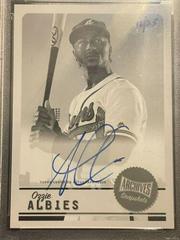 Ozzie Albies [Autograph Black & White] #AS-OA Baseball Cards 2019 Topps Archives Snapshots Prices