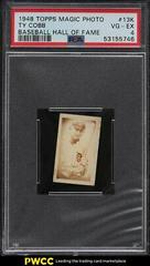 Ty Cobb #13K Baseball Cards 1948 Topps Magic Photo Baseball Hall of Fame Prices