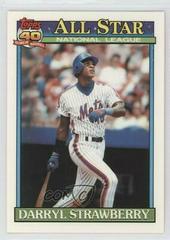 Darryl Strawberry Baseball Cards 1991 Topps Tiffany Prices