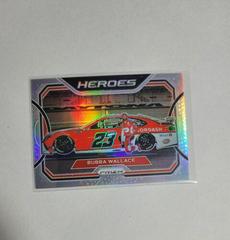 Bubba Wallace [Prizm] #H17 Racing Cards 2021 Panini Prizm Heroes Prices