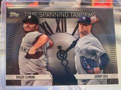 Gerrit Cole, Roger Clemens [Black] #TS-23 Baseball Cards 2023 Topps Update Time Spanning Tandems Prices