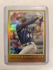 Julio Rodriguez [Gold Foil] #75BS-19 Baseball Cards 2024 Topps Heritage Baseball Sensation Prices