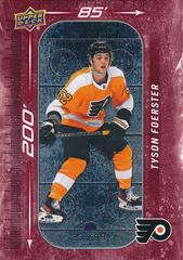 Tyson Foerster [Red] Hockey Cards 2023 Upper Deck 200' x 85' Prices