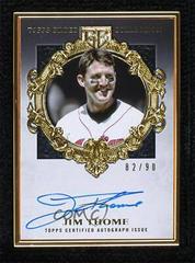 Jim Thome #HAFA-JTH Baseball Cards 2022 Topps Gilded Collection Gold Framed Hall of Famer Autographs Prices