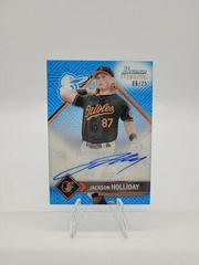 Jackson Holliday [Blue] #STA-JH Baseball Cards 2023 Bowman Sterling Tek Autographs Prices