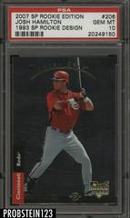 Josh Hamilton [1993 Design] #206 Baseball Cards 2007 SP Rookie Edition Prices