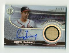 Greg Maddux Baseball Cards 2022 Topps Tribute Stadium Signatures Prices