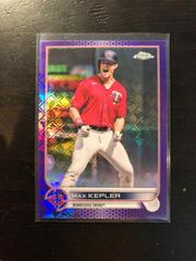 Max Kepler [Purple] Baseball Cards 2022 Topps Chrome Logofractor Prices