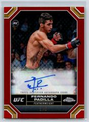 Fernando Padilla [Red Refractor] #CRA-FPA Ufc Cards 2024 Topps Chrome UFC Rookie Autograph Prices