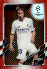 Luka Modric [Red] Soccer Cards 2020 Topps Chrome UEFA Champions League Prices