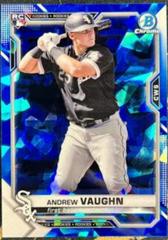 Andrew Vaughn [SP] #5 Baseball Cards 2021 Bowman Chrome Sapphire Prices