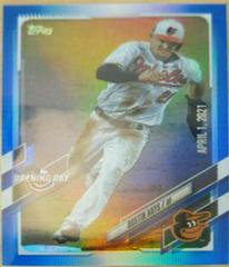 Austin Hays [Blue Foil] #217 Baseball Cards 2021 Topps Opening Day Prices