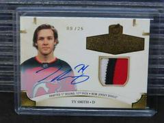 Ty Smith [Gold Autograph Patch] Hockey Cards 2020 Upper Deck The Cup Rookie Class of 2021 Prices