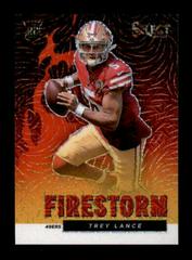 Trey Lance [Gold] #FS-21 Football Cards 2021 Panini Select Firestorm Prices