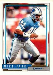 Mike Farr Football Cards 1992 Topps Prices