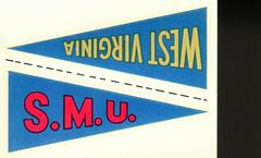 S.M.U. [West Virginia] Football Cards 1960 Fleer College Pennant Decals Prices