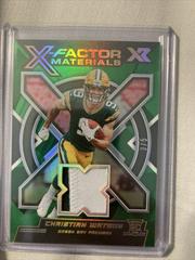 Christian Watson [Green] #XFM-CW Football Cards 2022 Panini XR X Factor Materials Prices