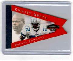 Emmitt Smith [Red] Football Cards 1998 Playoff Contenders Pennants Prices