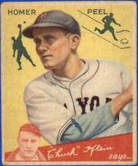 Homer Peel #88 Baseball Cards 1934 Goudey Prices