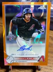 Jordan Lawlar [Autograph Orange Lava Refractor] Baseball Cards 2022 Topps Pro Debut Chrome Prices