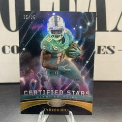 Tyreek Hill [Gold] #CS-15 Football Cards 2023 Panini Certified Stars Prices