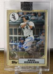 Paul Konerko #87TBA-PK Prices, 2022 Topps Clearly Authentic 1987  Autographs